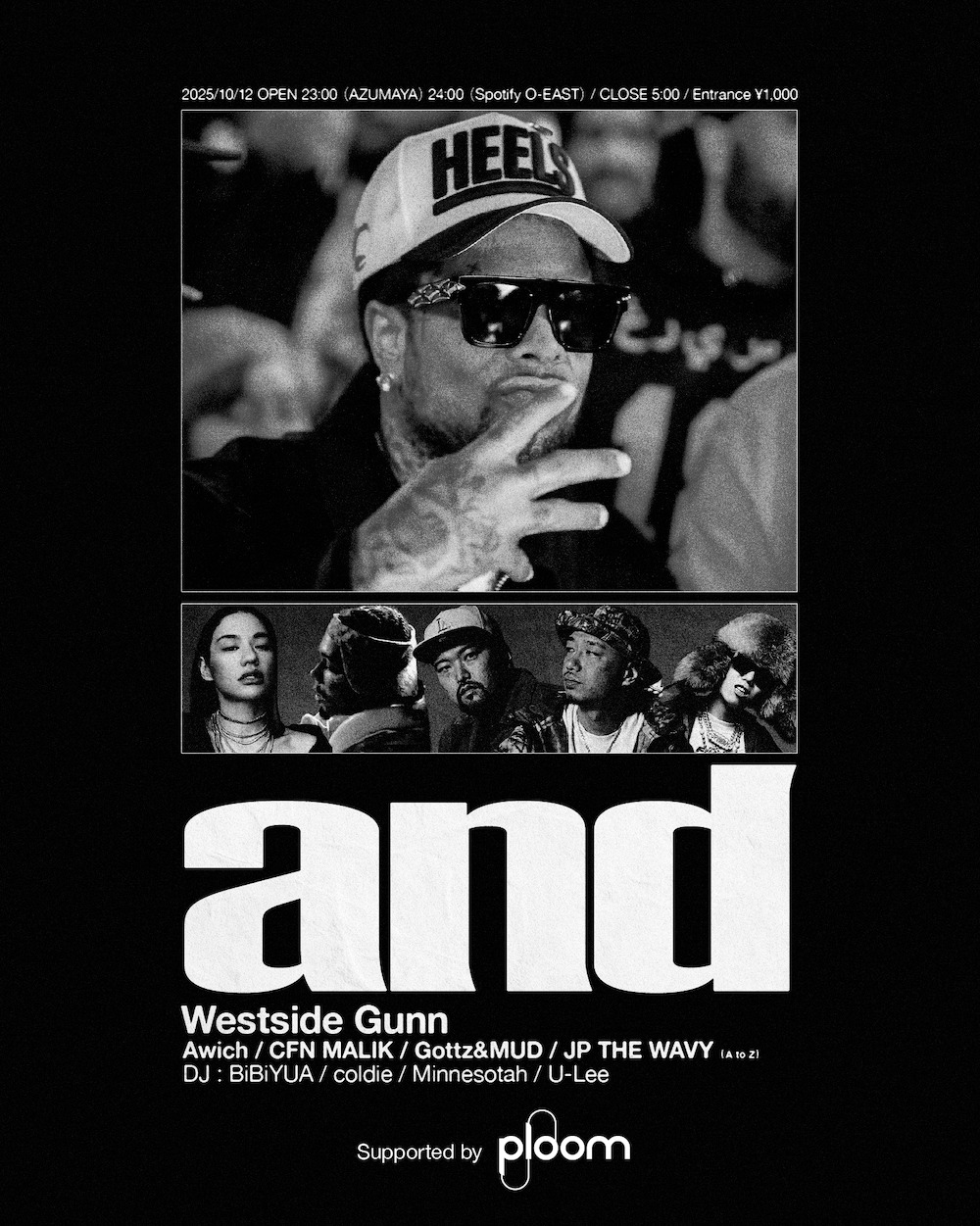 NYからWestside Gunnが来日、AwichやJP THE WAVYも出演する